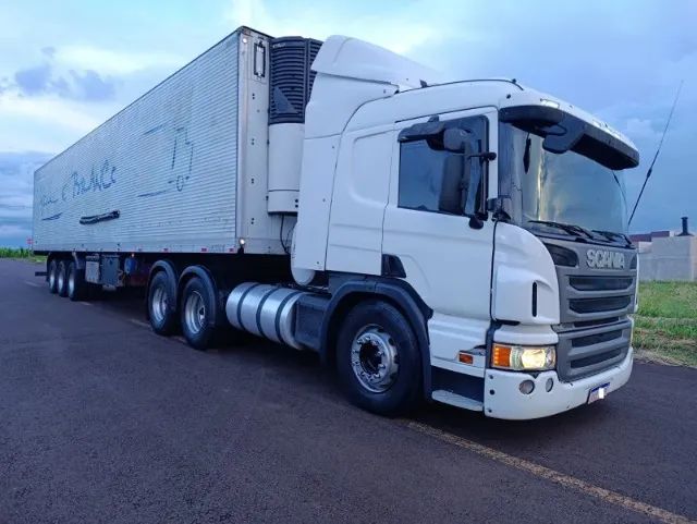 Caminhão Scania P340 2011 Frigorifico + Carreta Randon 2006 Carrier Extra XP - Foto 2