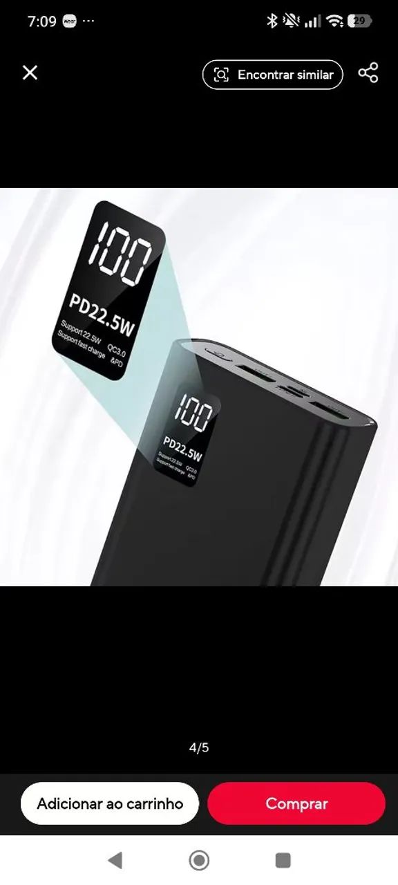 Power Bank 20.000mah Carga rápida  - Foto 3