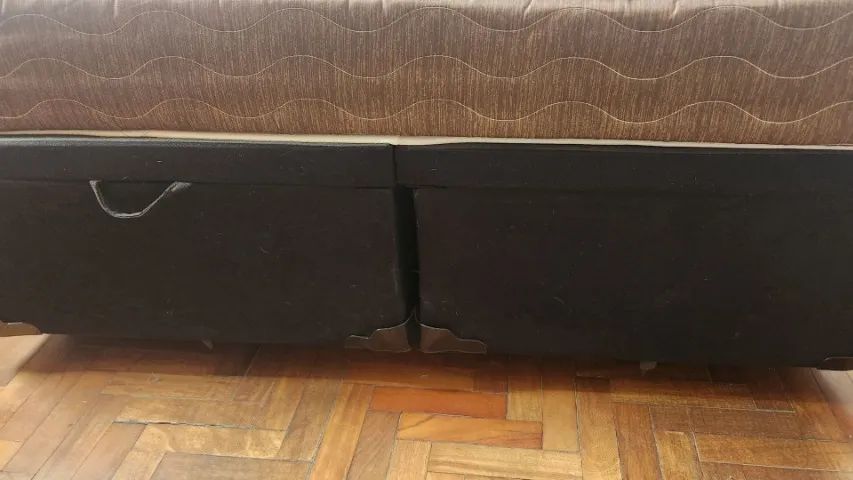 Cama Box Casal Baú com Amplo Espaço Interno | Excelente Estado