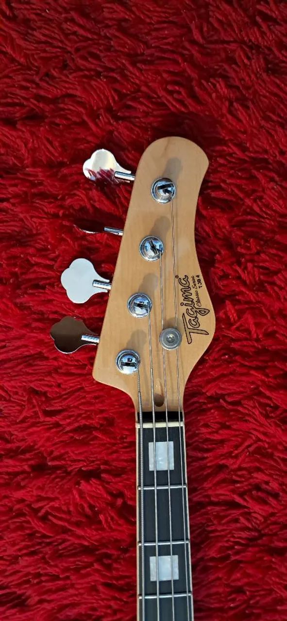 BAIXO TAGIMA - TJB4 - JAZZ BASS - REGULADO - CORDAS NOVAS - Foto 4