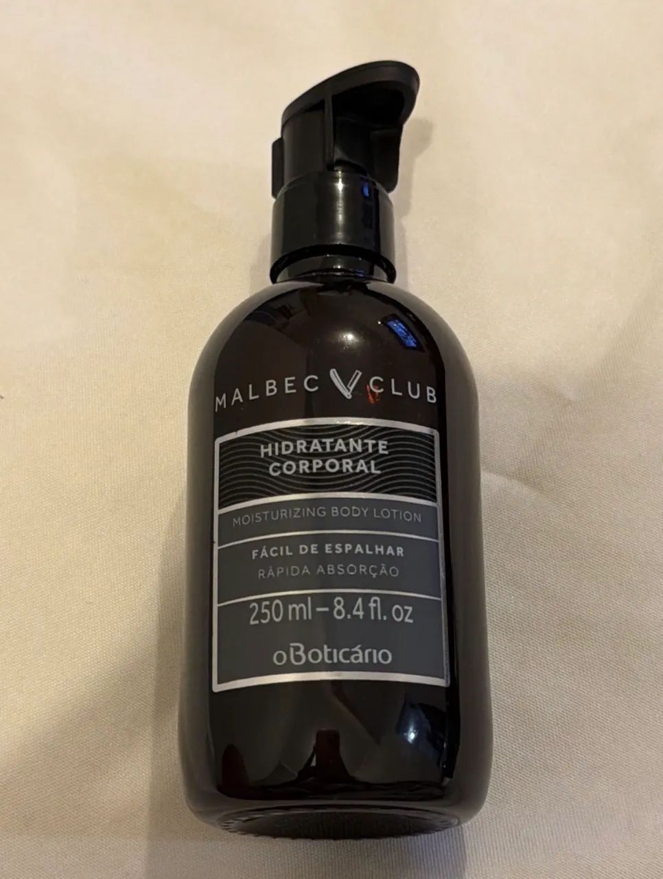 Creme hidratante Malbec Club