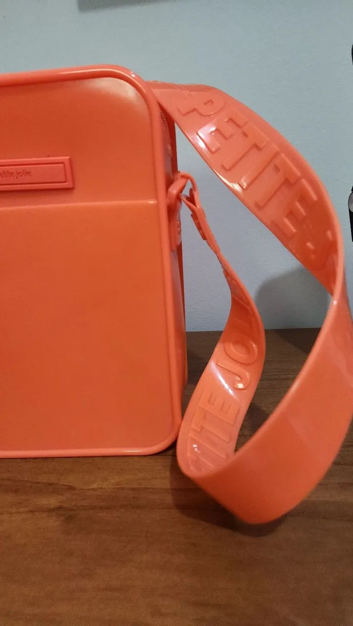 Bolsa Petite Jolie Laranja Coral Transversal - Foto 2