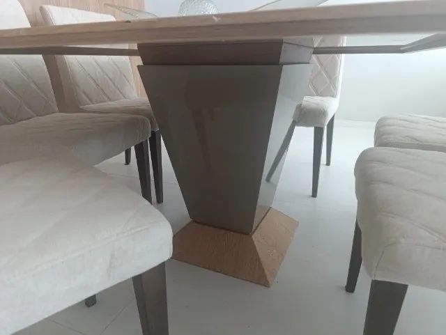 Conjunto mesa de jantar 6 cadeiras  - Foto 3