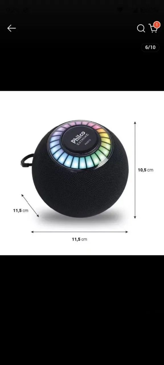 Caixinha de som Bluetooth dá Philco  - Foto 4