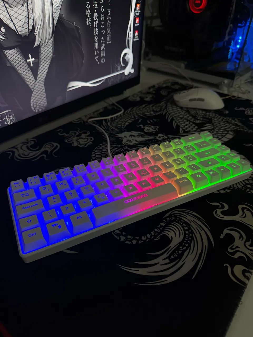 GK68 White Gamer - Foto 2