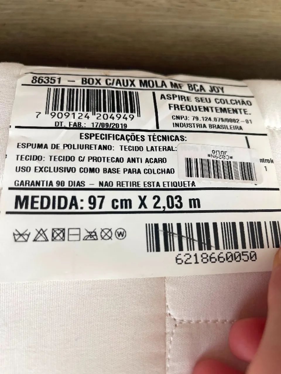 Cama box solteiro com auxiliar molas - Foto 3