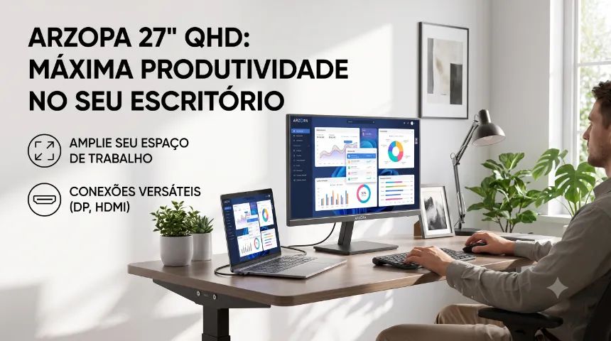 Monitor 27p Arzopa QHD Fast IPS 180Hz - Foto 4