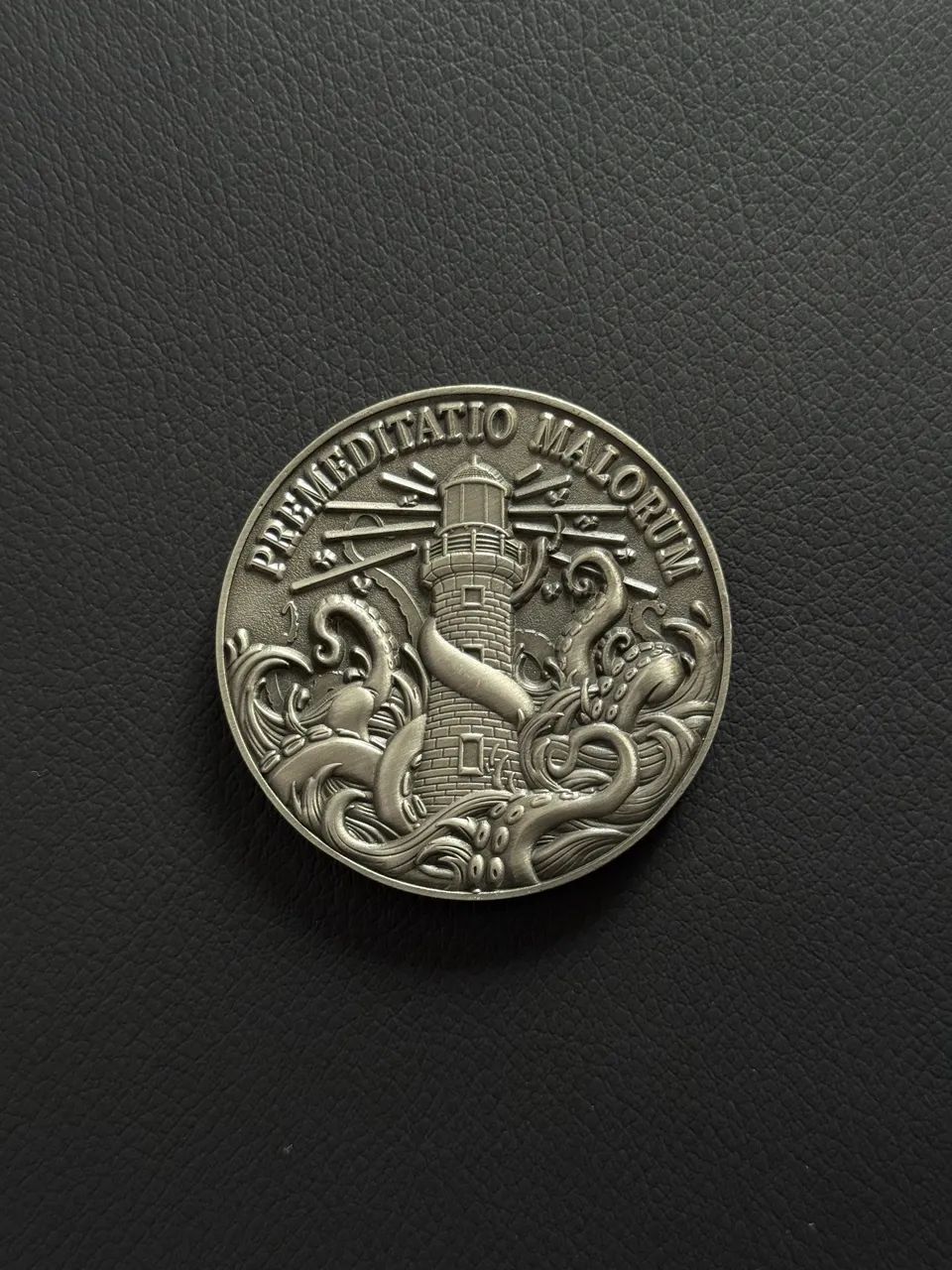 Moeda Challenge Coin Premeditatio Malorum Token.ac