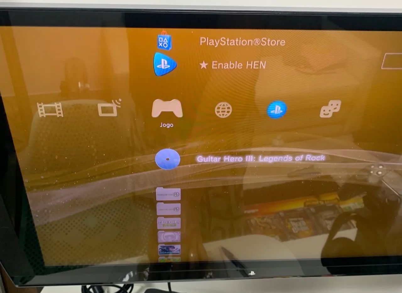 Monitor Sony 3D PlayStation funcionando 