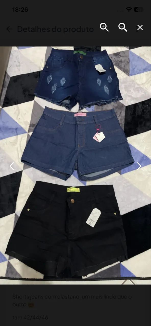 Shorts jeans - Foto 3