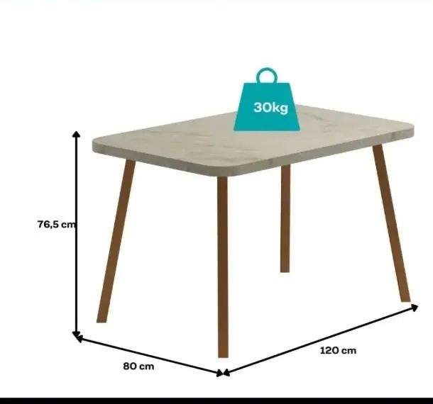 mesa der jantar retangular - Foto 3