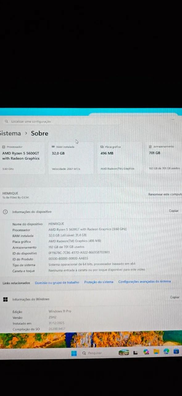 PC GAMER VENDO OU TROCO EM ALGO DO MEU INTERESSE 
