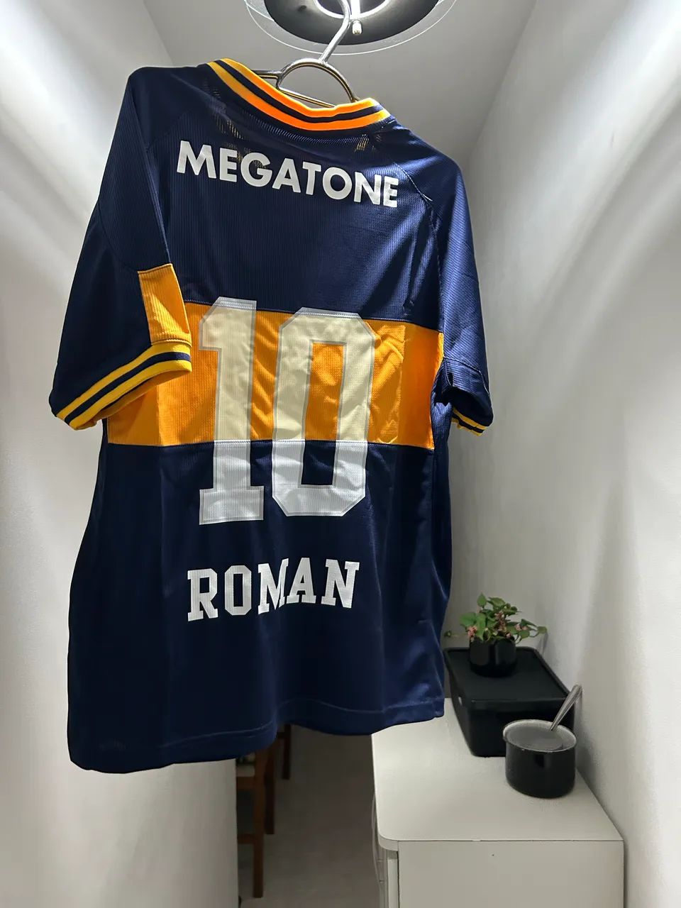 Camisa Boca Juniors Riquelme 2007 Retrô  - Foto 5