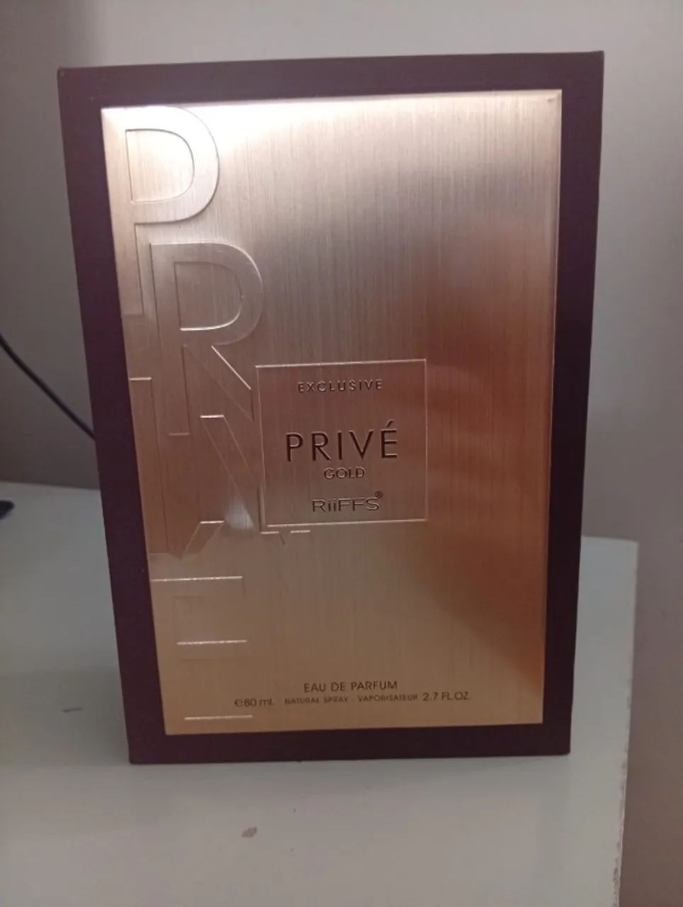 Perfume Árabe Riiffs Prive Gold Original ( embalagem TEXTER)