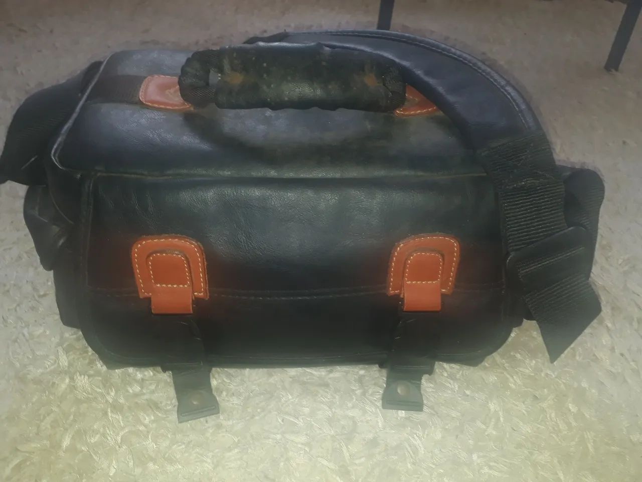 Bolsa de couro  para camera - Foto 3