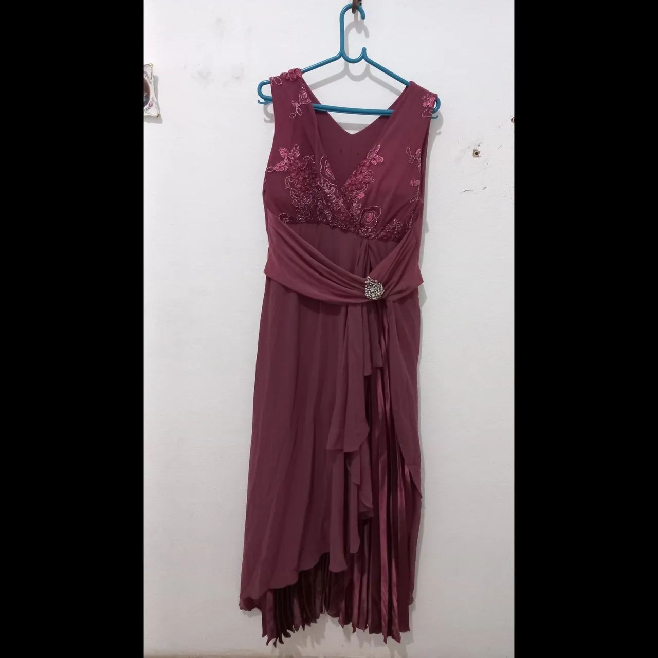 Vestido Mãe da Formanda Baile e Festa Longo Plus Size. - Foto 2