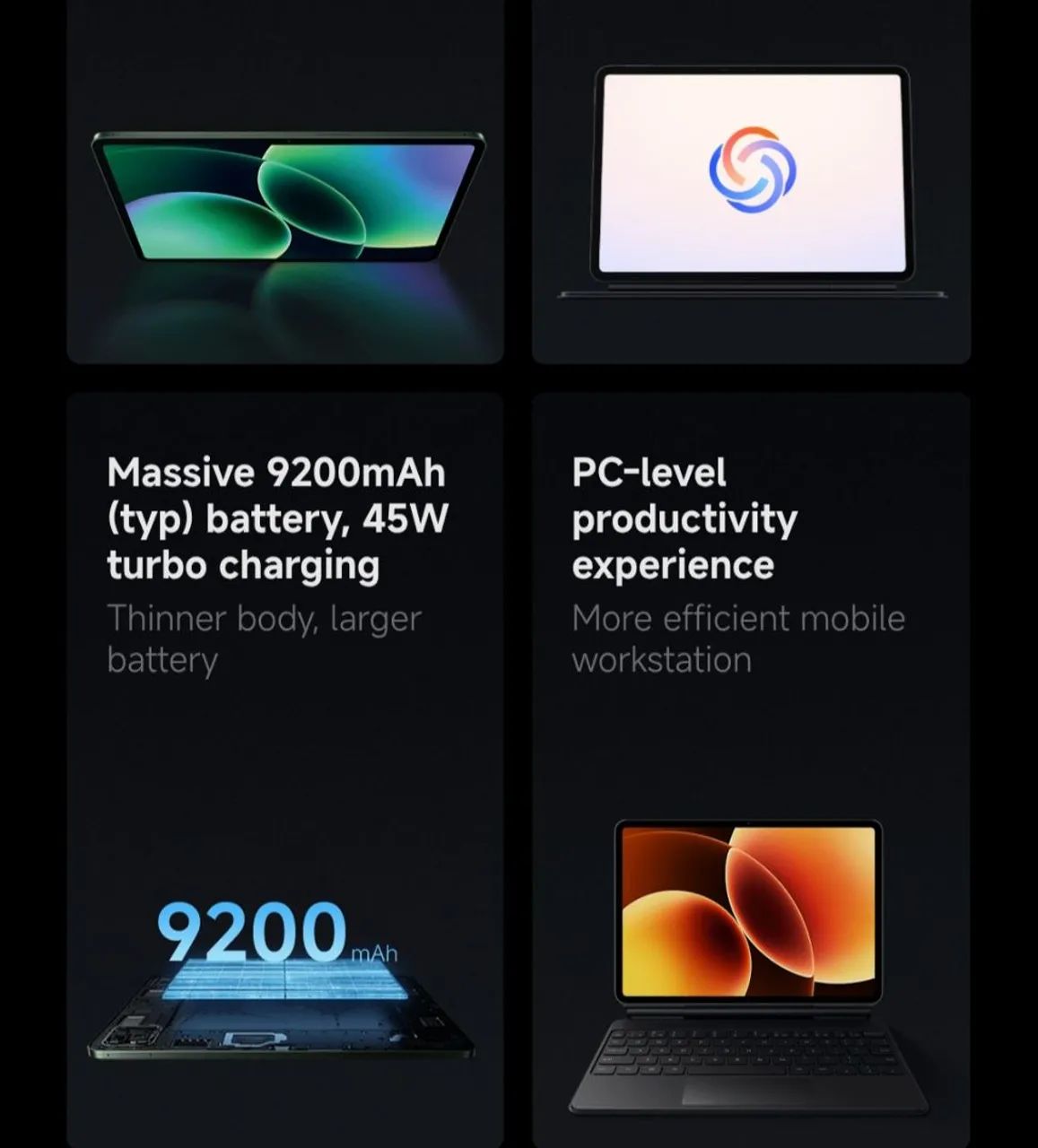 Tablet Xiaomi Mi Pad 8 Wi-Fi 256gb 8gb RAM global lacrado na caixa