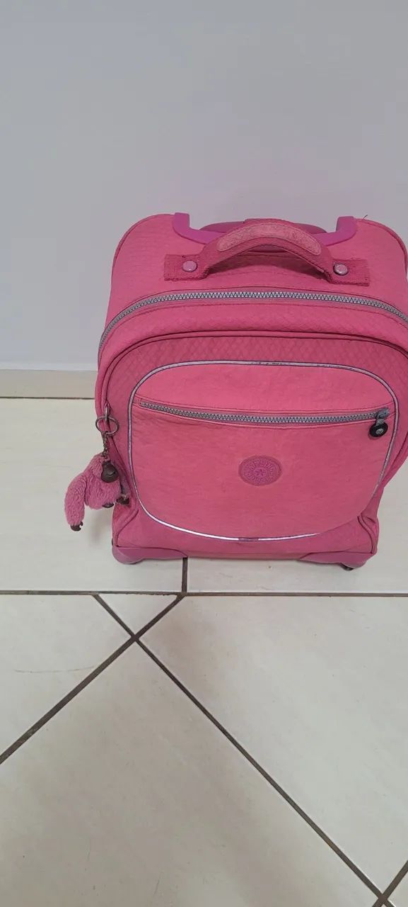 Mochila kipling rosa 