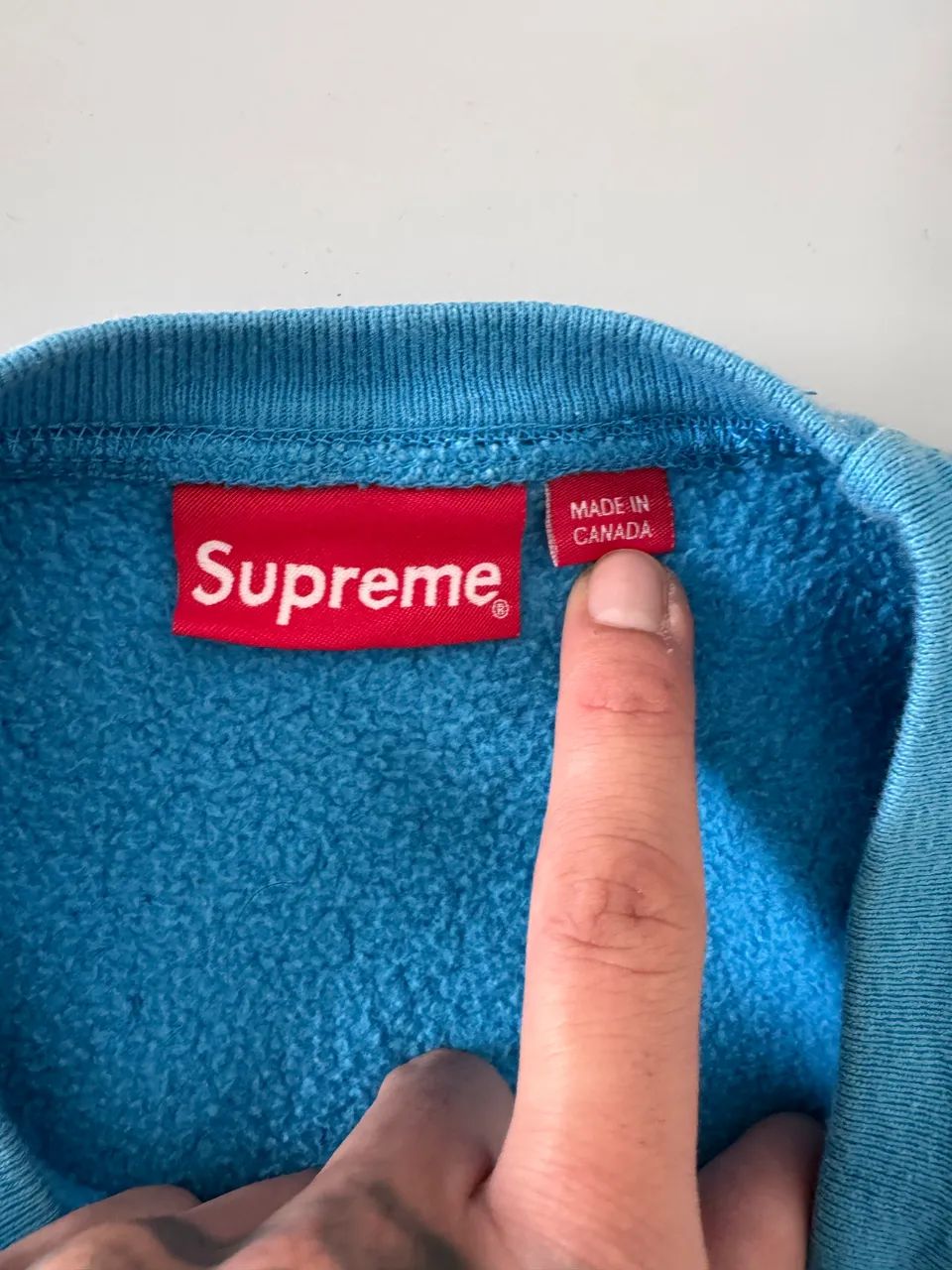 Moletom Supreme "Box Logo FW23" Azul - Foto 5