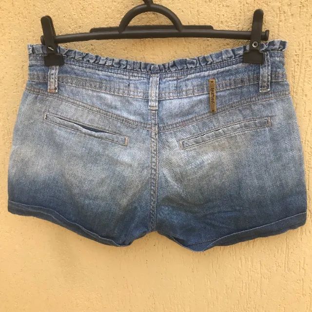 Short Jeans Da Marca Lez A Lez - Foto 4