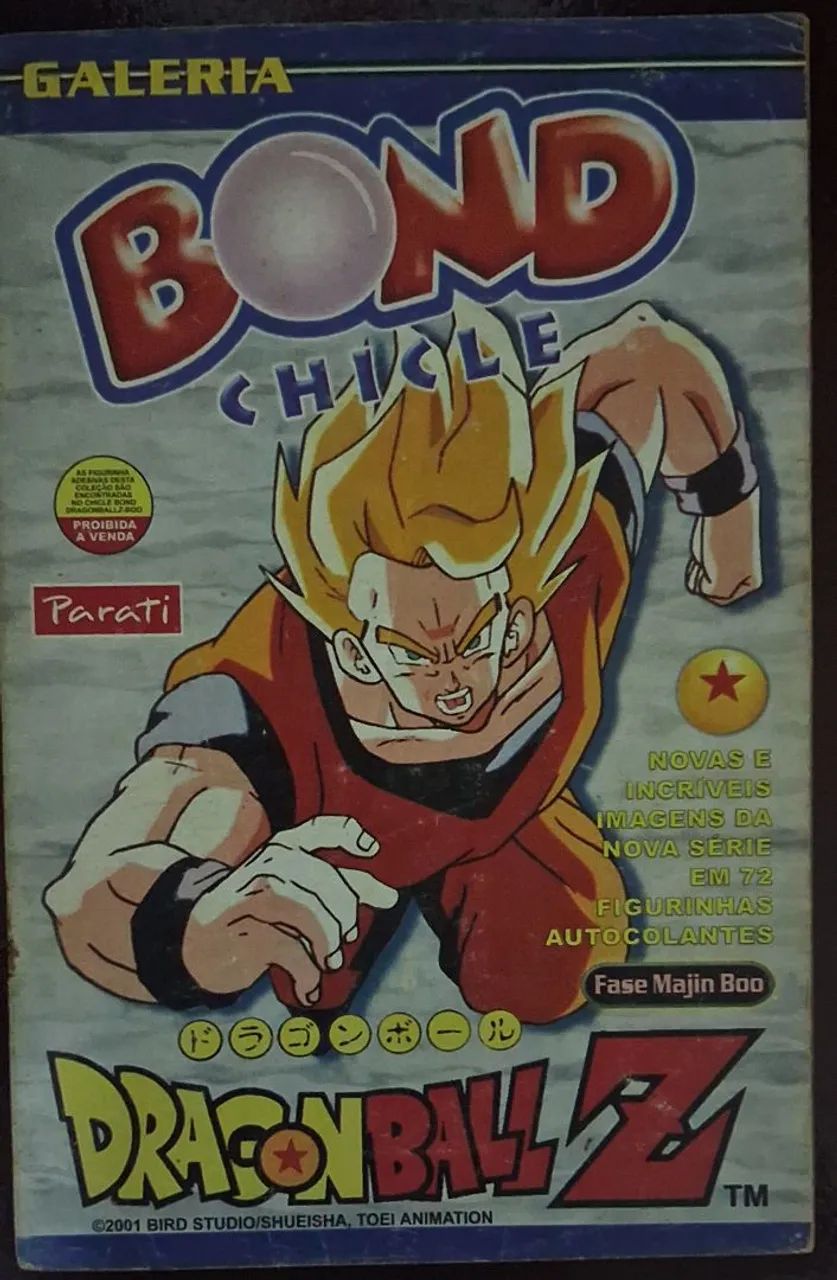 Álbum Bond Chicle Dragon Ball Z 