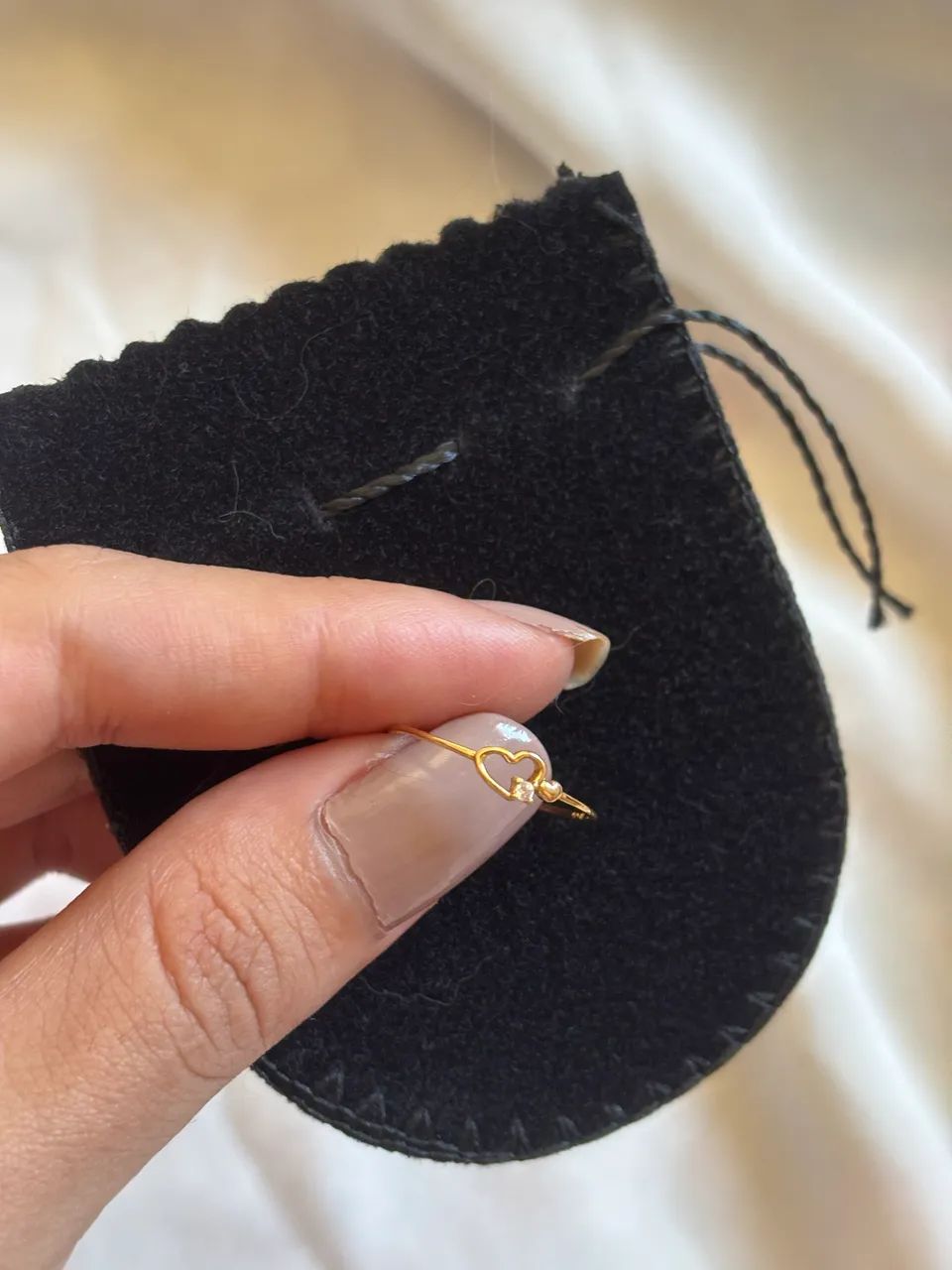 Anel de ouro com pedra 18k - Foto 3