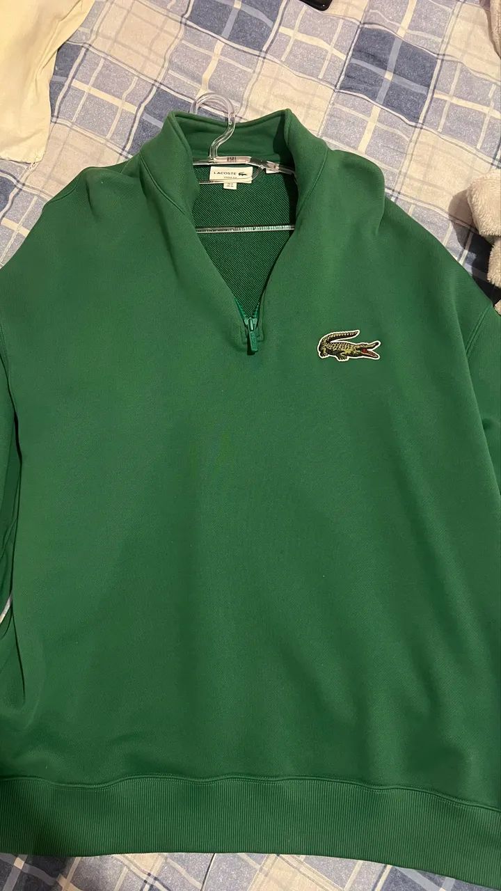 Moletom Lacoste Gola Alta Big Croco