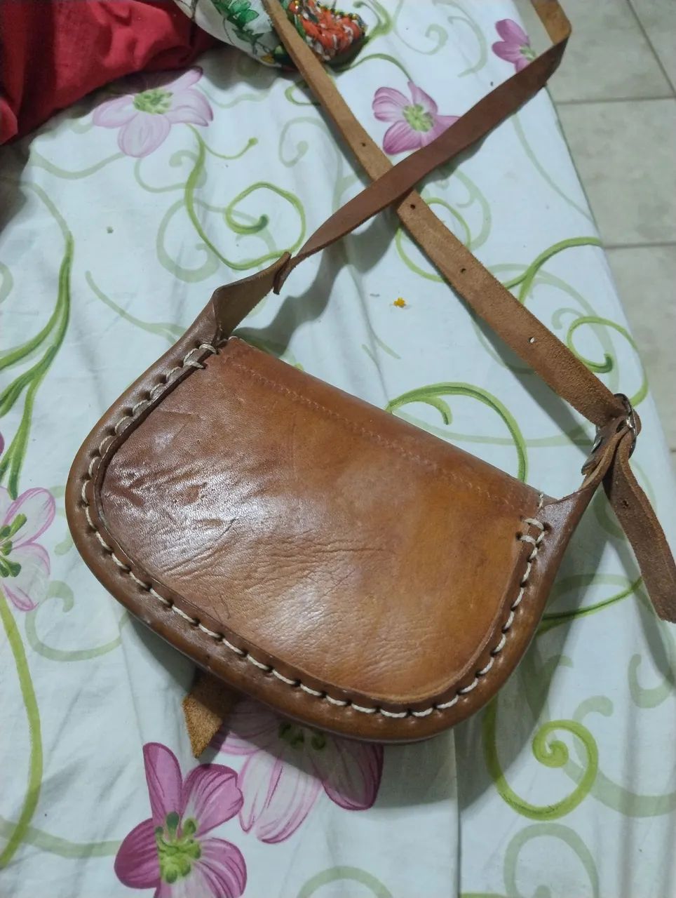 Bolsa pequena couro legítimo  - Foto 3