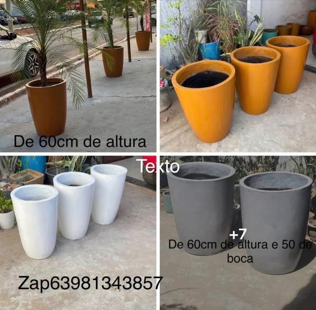 Vendo Vasos de cimento  - Foto 4