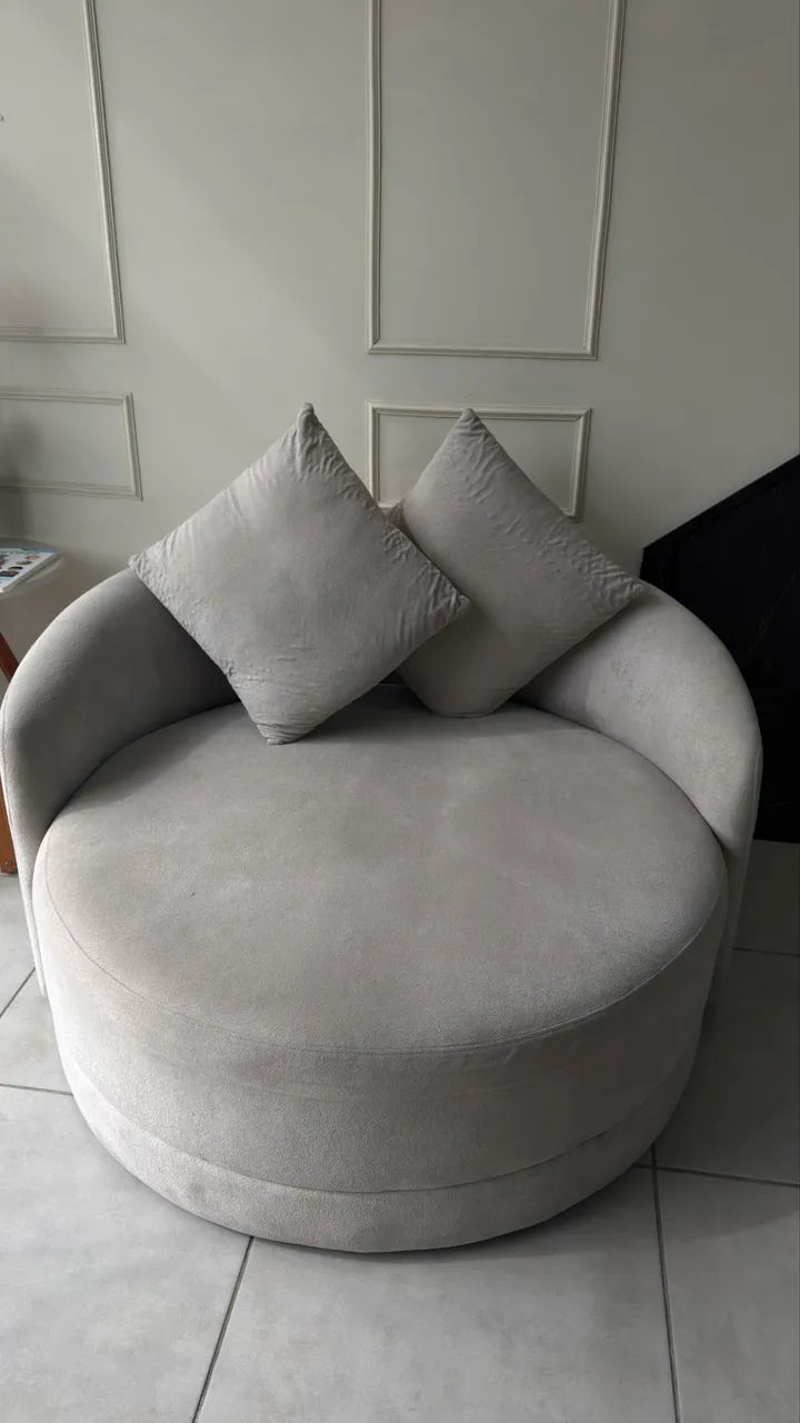 Sofá chaise redondo