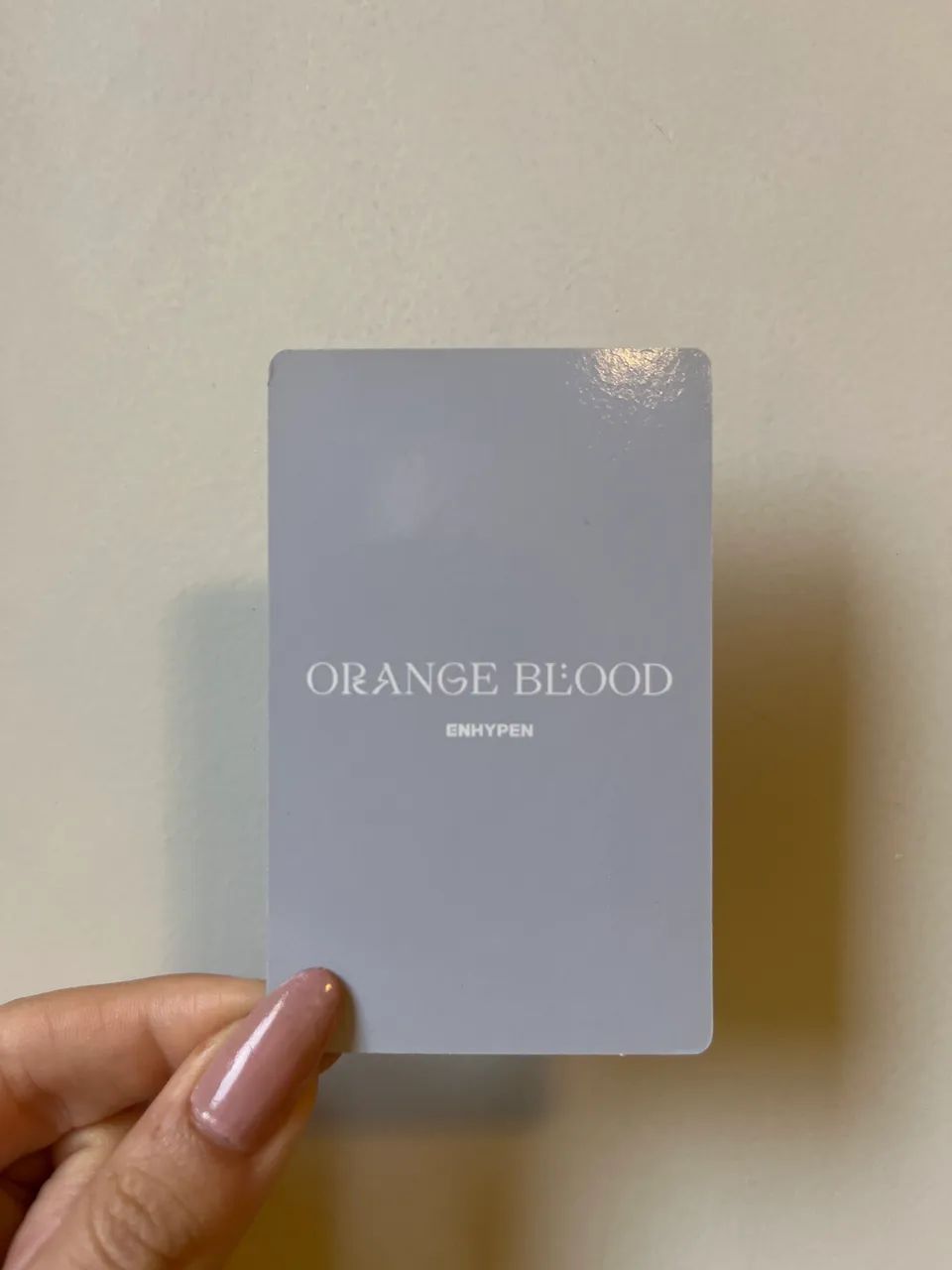 Photocard Oficial Niki Enhypen Album Orange Blood + Sleeve