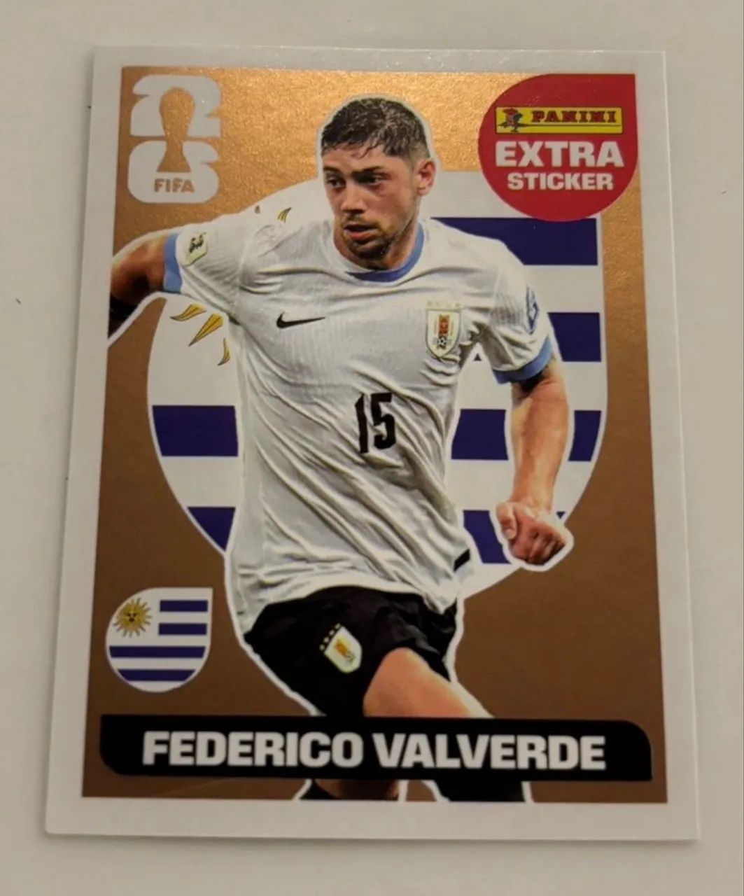 Figurinha Panini Extra Sticker Valverde Copa 2026