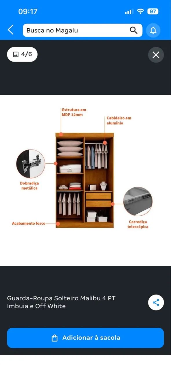 Guarda roupa - Foto 2