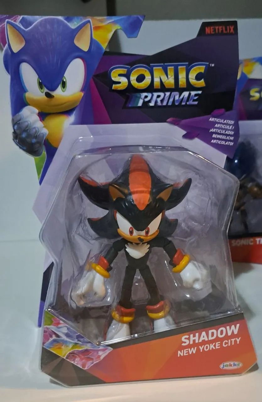 Figuras Sonic Prime - Shadow e Sonic Trooper - Foto 5
