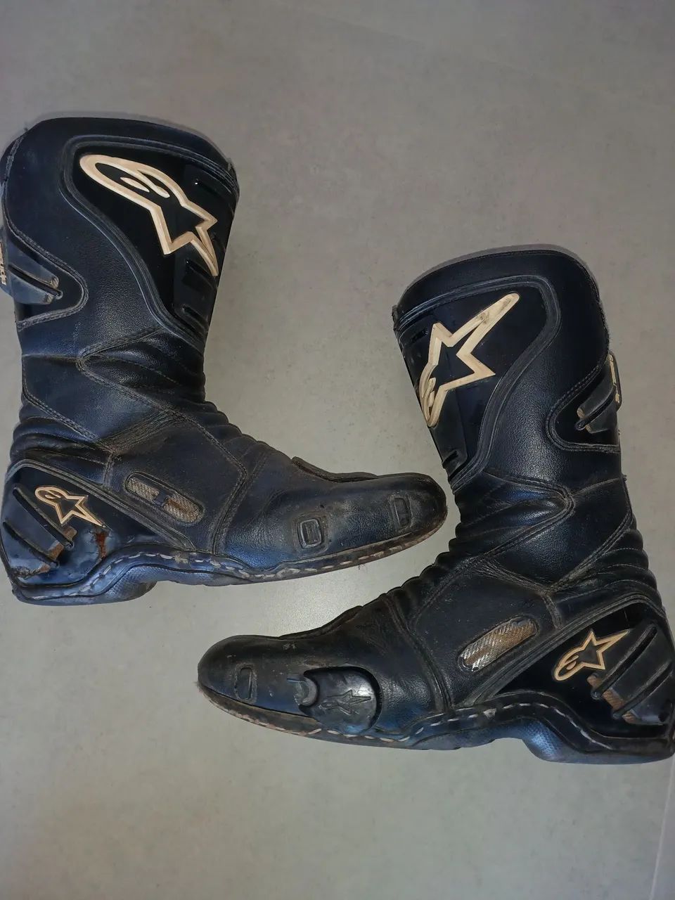 Bota alpinestar motociclista 