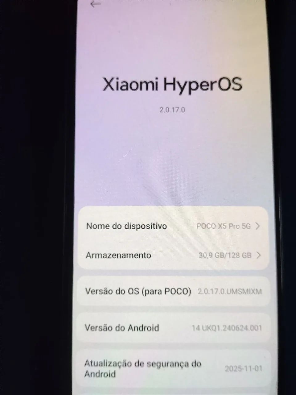 Xiaomi Poco X5 pro 