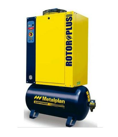 Compressor Parafuso 15cv 55,9pcm / 131psi 152litros 380 trifásico Metalplan