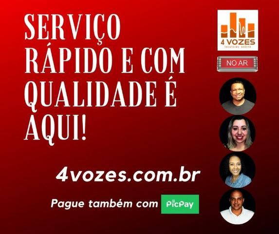 Locutor / Gravação / Propaganda / Vinheta (melhor custo-benefício)