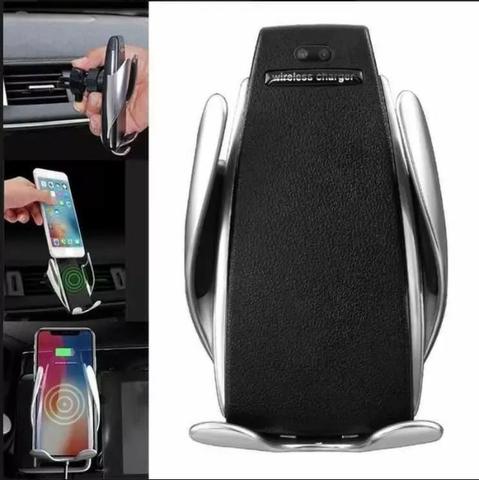 Suporte celular c/ carregador wireless novo lacrado - Aceito Cartão!! - Foto 2