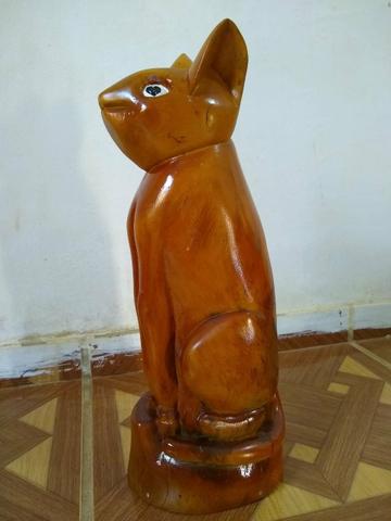 Obra de arte em madeira