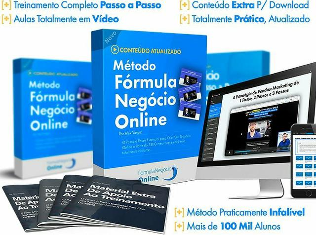 Curso, treinamento formula negócio online