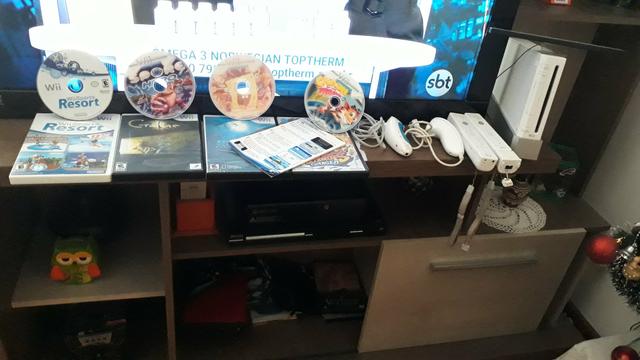 Game Wii desbloqueado com manual e 4 controles jogos por 400 - Foto 6