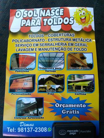 Toldos e coberturas *