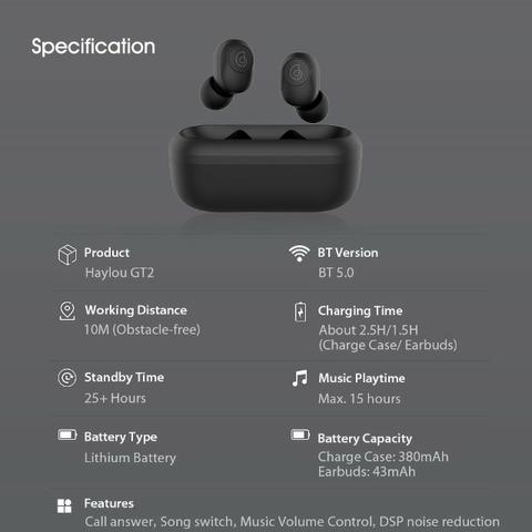 Fone de Ouvido Bluetooth Haylou GT2 - Lançamento - Foto 2