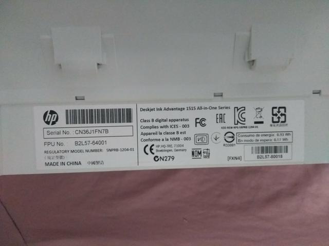 Impressora Hp Deskjet 1515, copia e scanea - Foto 3