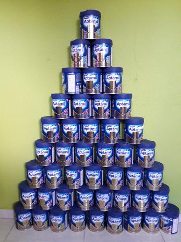 Latas de leite Vazias
