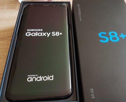 S8Plus 64GB prata novo com nota