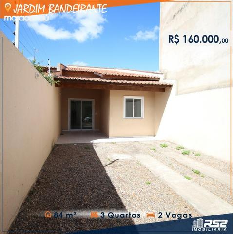 Casa Plana de 3 Quartos - Jardim Bandeirante - Documentos Inclusos - Foto 2