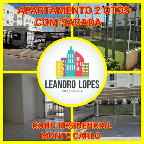 APTO 2 qtos sacada, 3° Andar cond monte carlo