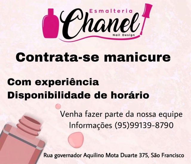 Contrata-se manicure simples 